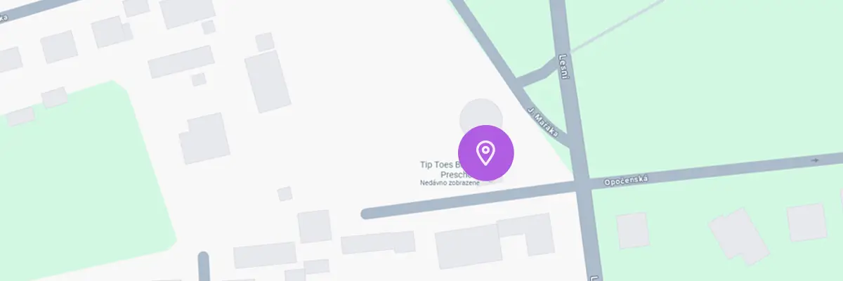 Map of Tip Toes Preschool Stará Boleslav